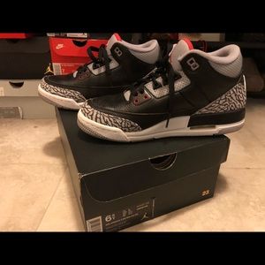 Cement 3s 6.5y Jordans